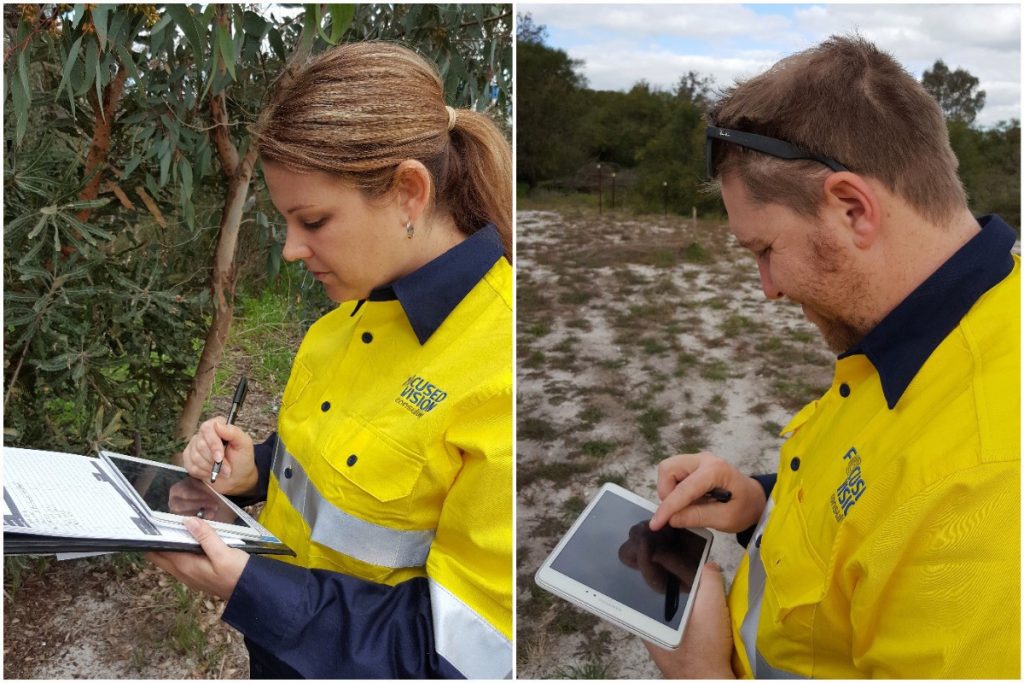 tablet use in field